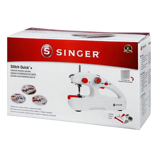 Máquina De Coser Portatil Singer® Stitch Quick© + Color Rojo