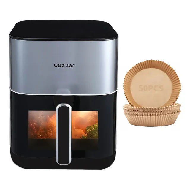 Freidora De Aire Ubetter 6l Eco Air Fryer 1350w 110v