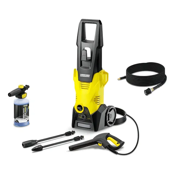 Hidrolavadora Eléctrica Kärcher Home & Garden K3 Car Amarillo De 1.6kw Con 120bar De Presión Máxima | Cuotas sin interés