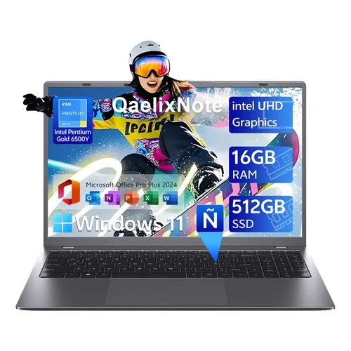 Chuwi GemiBook Plus 15.6'' Intel N100 16GB RAM 512GB SSD Win11
