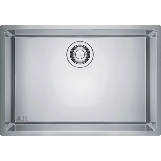 Cuba Pia De Inox Retangular 70x40 C/ Valvula P/ Embutir