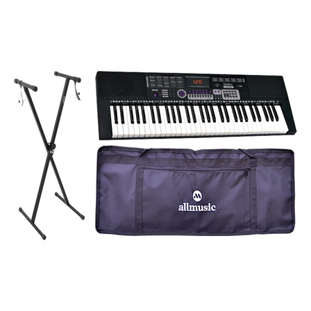 Kit Teclado Waldman Kep6100x Suporte Capa E Microfone Kit Teclado Waldman Kep6100x Suporte Capa E Microfone