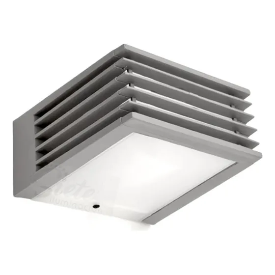Aplique Tortuga Pared Exterior Luz Led Moderna Bidireccional