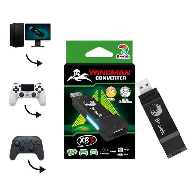 Adaptador Brook Xb3 Xbox Pc Ps5 Tekken Mk11 Sf6 Forza