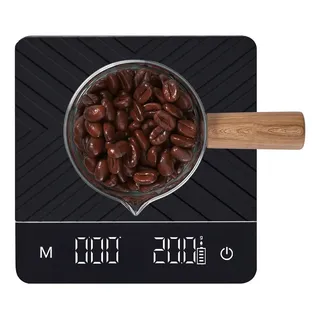iCoffee Balança Para Café Profissional Com Timer De Altaprecisäo Preto 5 Kg