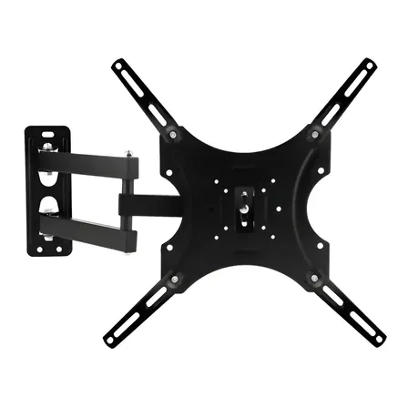 Soporte TV Monitor de Pared con Brazo Móvil para Pantallas de 14 a 55 Pulgadas, Negro