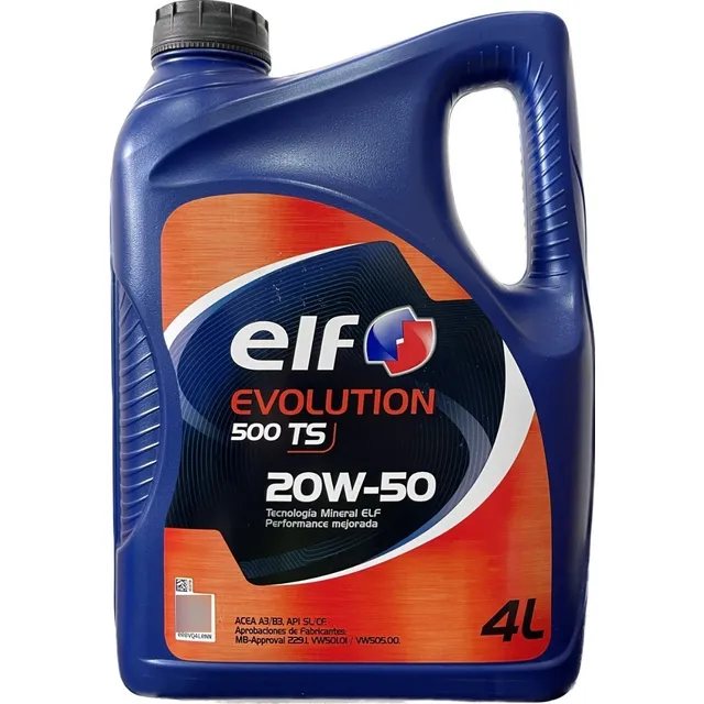 Aceite Para Motores Elf Evolution 500 Ts 20w50 - 4 + 2 Litro