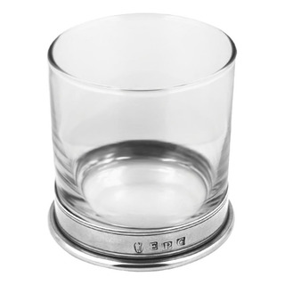 Compañía Pewter English 11oz Vidretes De Rocas De Whisky Ant Compañía Pewter English 11oz Vidretes De Rocas De Whisky Ant