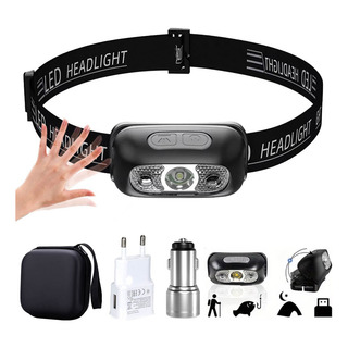Linterna Frontal Portátil Con Sensor Led Con Sensor Led Ajus Linterna Frontal Portátil Con Sensor Led Con Sensor Led Ajus