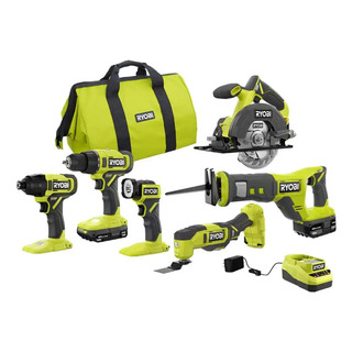 Ryobi One+ Pcl1600k2 Kit Combinado De 6 Herramientas Sin ... Ryobi One+ Pcl1600k2 Kit Combinado De 6 Herramientas Sin ...