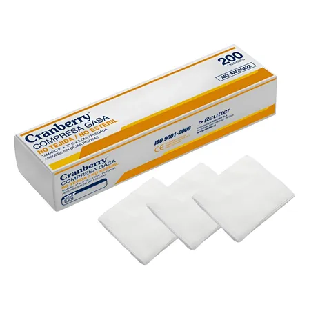 Gasa No Esteril 5 X 5 Cm X 200u - Deltamed