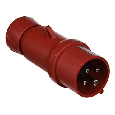 Toma Industrial Macho Fast Volante, 16a, 380-415 Vca, 3 Polo