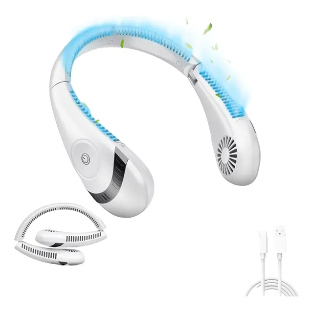 Ventilador Recargable Cuello 5000mah Silencio Duradero