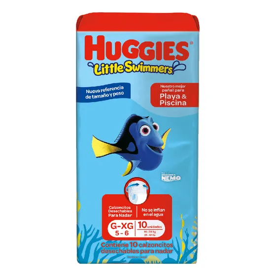 Pañales Huggies Little Swimmers Traje De Baño P-m M-g G-xg