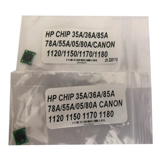 10 Chips Uni 35a 36a 78a 85a 05a 80a 55a 79a Canon 1120 50