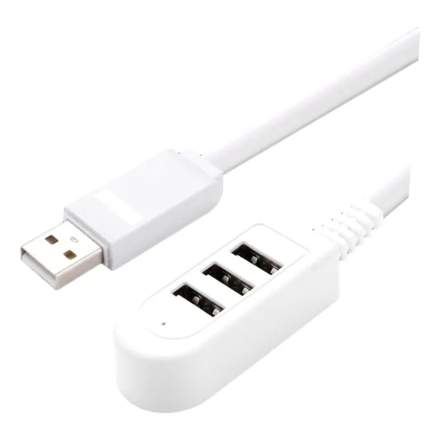 3x Splitter Alargador Hub Usb 2.4a 1.20 Cm