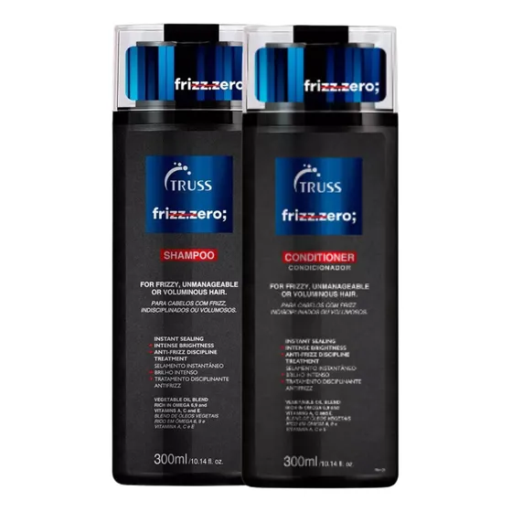 Kit Shampoo E Cond Truss Frizz Zero 300ml