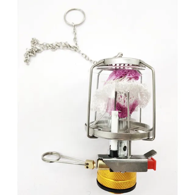 Mini Linterna De Camping Luz De Gas Tienda Portátil Lámpara