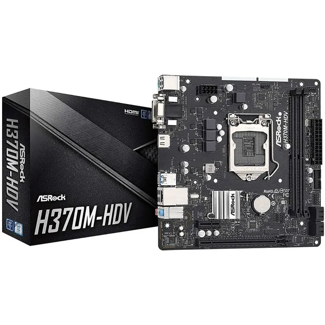 Motherboard Asrock Intel H370m-hdv S1151 9na Y 8va Gen