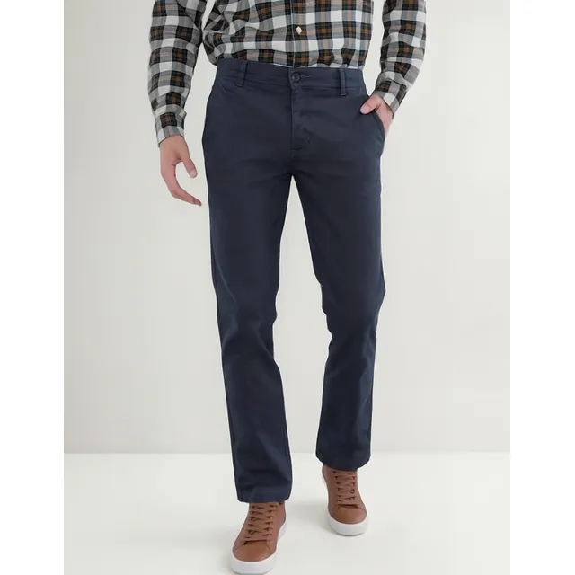 Pantalón Recto Gabardina Strech Oggi Jeans Chinos De Hombre