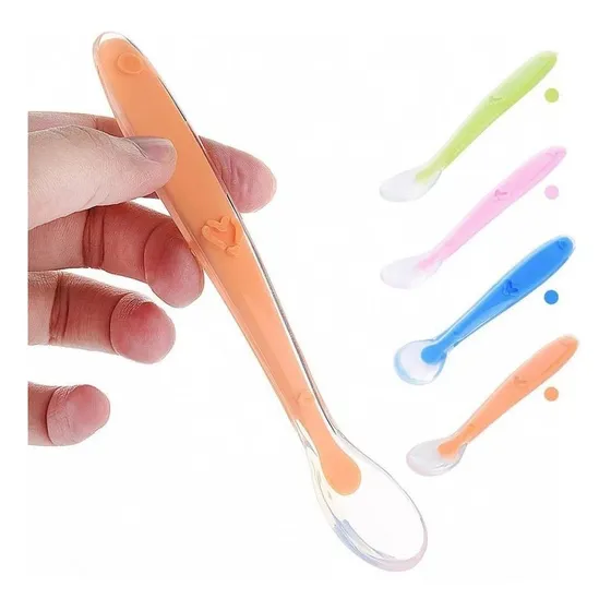 Cuchara En Silicona Para Bebes 