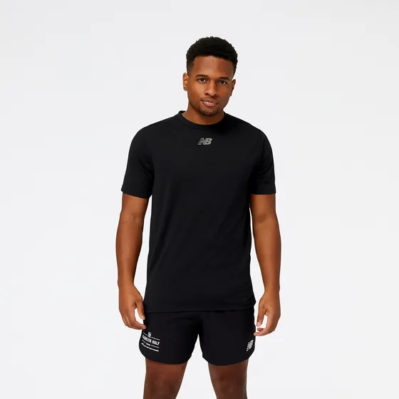 Camisa Deportiva New Balance Impact Run Gris Para Hombre