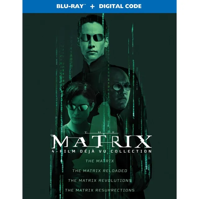 Blu Ray Matrix 4 Film Deja Vu Collection Original Box 