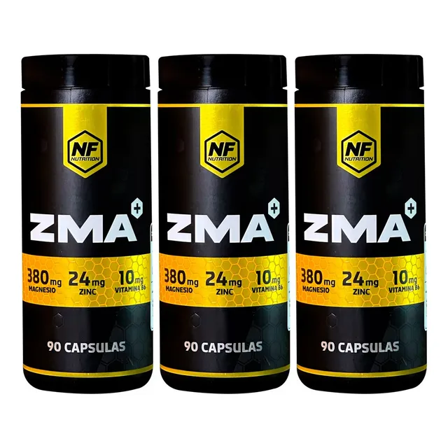Nf Nutrition X3 Zma Pro Hormonal Suplemento Magnesio Zinc 90