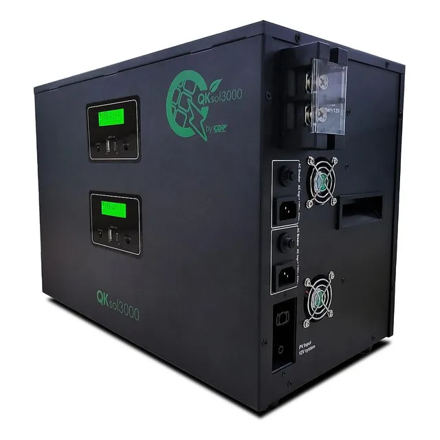 Inversor/cargador Solar Cdp 3kva/2400w 4 Tomas/incluye Bat.