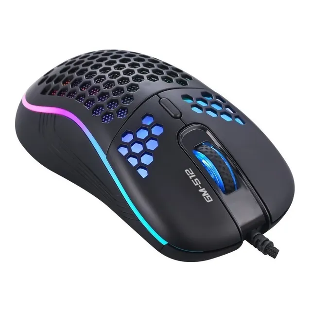 Mouse Gamer Programable Xtrike Me Rgb Usb 7 Botones 6400 Dpi