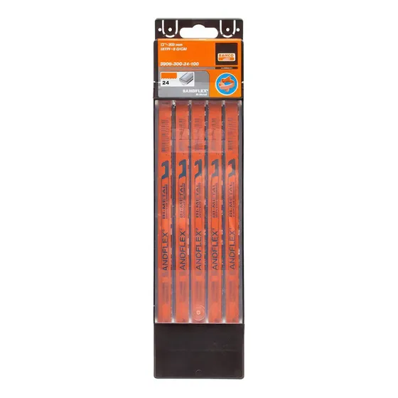  Hoja De Sierra Sandflex Bahco 24 Dientes Pack 10 Unidades