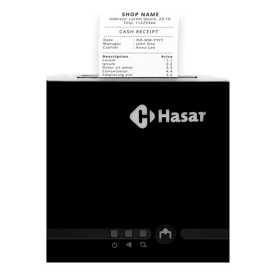 Impresora De Tickets Comandera Hasar 181 Usb Serie Ethernet P-has-181 Negro 220v