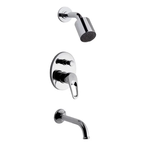 Monocomando Para Bañera Y Ducha FV Arizona 0106/B1 color cromo