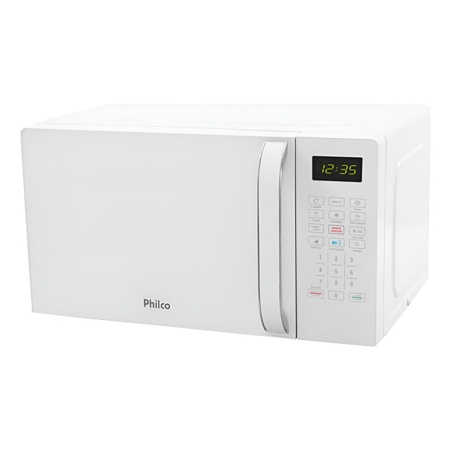 Micro-ondas Philco 20 L Pmo23bb Multifunções Branco Micro-ondas Philco 20 L Pmo23bb Multifunções Branco