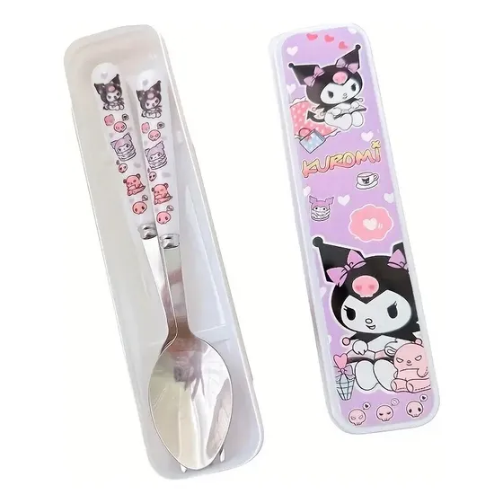 Juego De Cubiertos Portatiles 2 Pza Y Estuche Sanrio