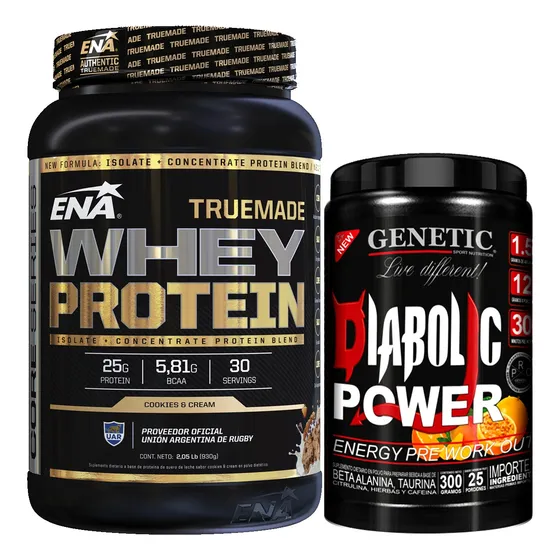 Masa Muscular Proteina 2lbs Energía Prework Diabolic Genetic