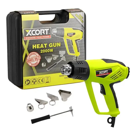 Pistola De Calor 2000w 550oc + Boquillas Xcort Xqb04-2000