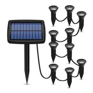 Brochetas De Jardín Impermeables Solares Cinta Led 10 Piezas Brochetas De Jardín Impermeables Solares Cinta Led 10 Piezas