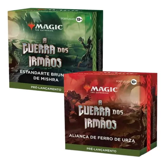 Kit A Guerra Dos Irmãos Pré Lançamento Magic Mtg Card Games