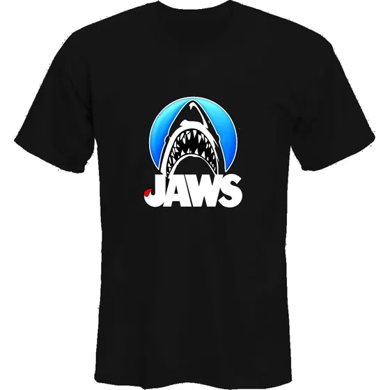 Remeras Jaws Tiburon Retro Logo *mr Korneforos*