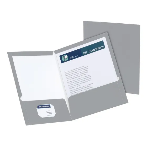Fólder Laminado Oxford, Tamaño Carta, Color Plata, 50 Pzas
