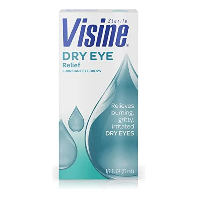 Visine Gotas Lubricantes Para Los Ojos Secos Con