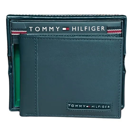 Billetera De Cuero Tommy Hilfiger Original