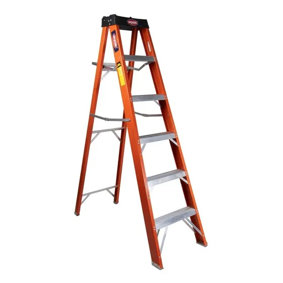 Escalera Tijera Plegable Sencilla Akron 5 Esc 80-93