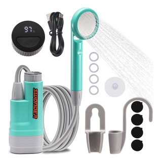 Ducha Portátil Con Pantalla Inteligente Y Batería 4000 Mah Ducha Portátil Con Pantalla Inteligente Y Batería 4000 Mah