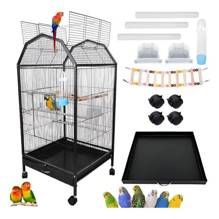 Viveiro Grande Para Calopsita Papagaio Ringneck Aves Luxo