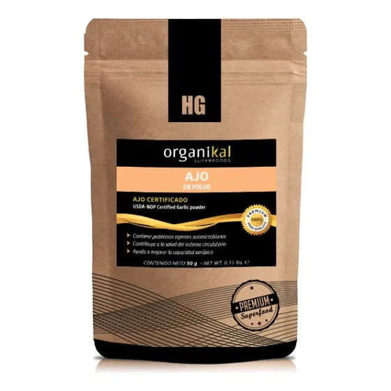 Ajo Organikal Hgl Polvo Depurativo Antioxidante 50gr
