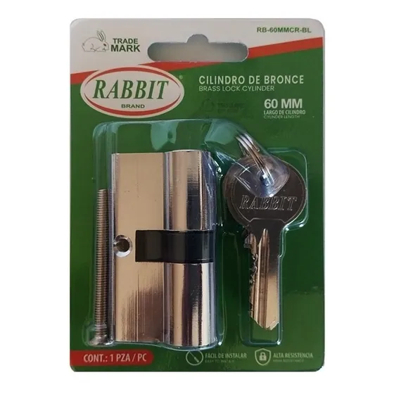 Cilindro Perita 60mm 3 Llaves Para Puertas Y Rejas 