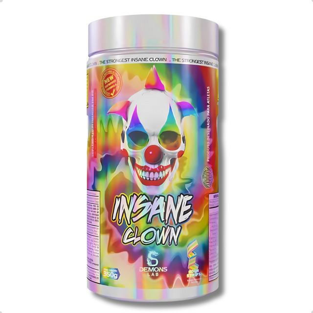 Pré-treino Insane Clown Pote 350g Demons Lab Sour Strips