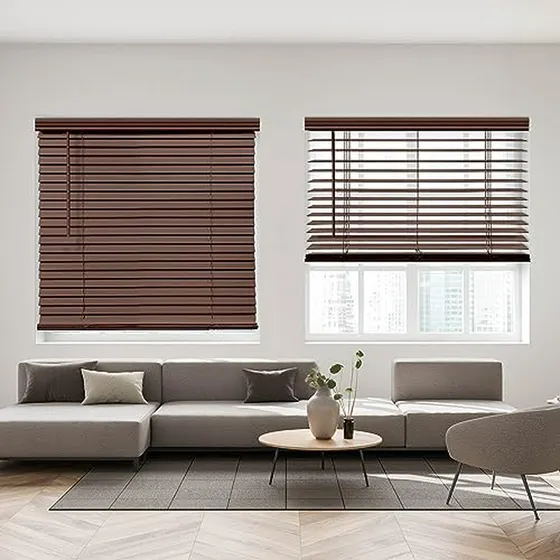 Persiana De Madera Sintética Dez Furnishings Pulgadas